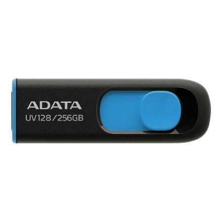ADATA UV128 pamięć USB 256 GB USB Typu-A 3.2 Gen 1 (3.1 Gen 1) Czarny, Niebieski ADATA UV128 pamięć USB 256 GB USB Typu-A 3.2 Gen 1 (3.1 Gen 1) Czarny, Niebieski