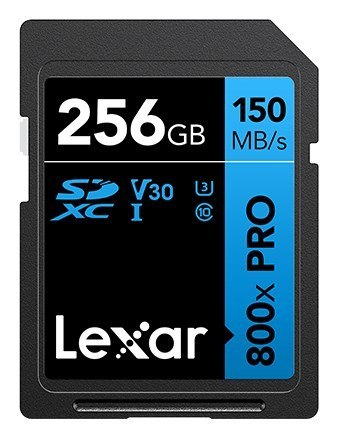 Lexar High-Performance 800xPRO 256 GB SDXC UHS-I Klasa 10 Lexar High-Performance 800xPRO 256 GB SDXC UHS-I Klasa 10