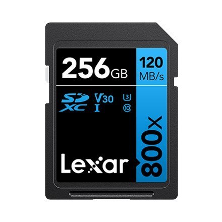 Lexar High-Performance 800xPRO 256 GB SDXC UHS-I Klasa 10 Lexar High-Performance 800xPRO 256 GB SDXC UHS-I Klasa 10