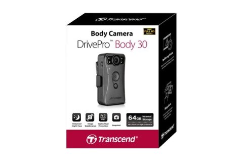 Kamera nasobna Drive Pro Body 30/128GB TS128GDPB30A Transcend Kamera nasobna Drive Pro Body 30/128GB TS128GDPB30A Transcend