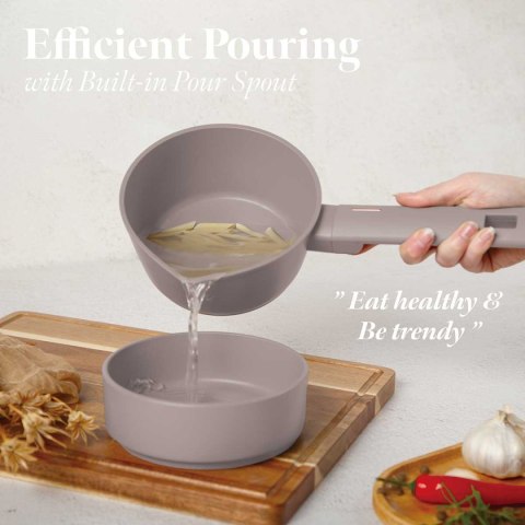 RONDEL TYTANOWY 16cm BERLINGER HAUS BH-8087 TAUPE