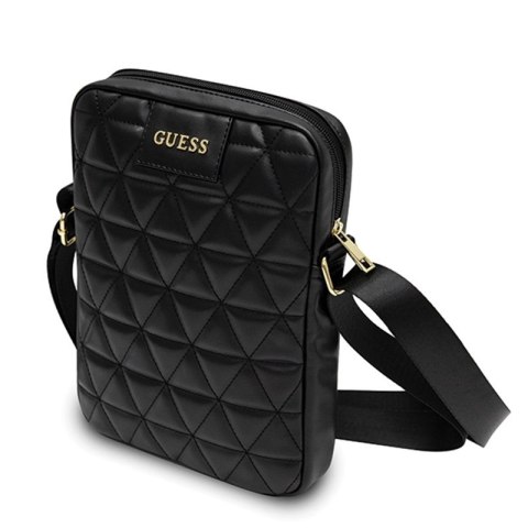 Guess Quilted Tablet Bag - Torba na notebooka / tablet 10" (czarny) Guess Quilted Tablet Bag - Torba na notebooka / tablet 10" (czarny)