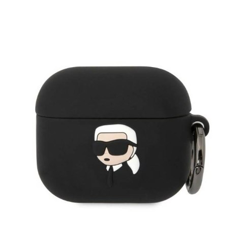 Karl Lagerfeld Silicone NFT Karl Head 3D - Etui AirPods 3 (czarny) Karl Lagerfeld Silicone NFT Karl Head 3D - Etui AirPods 3 (czarny)