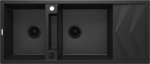 Zlewozmywak granitowy magnetyczny 2-komorowy z ociekaczem ZRM_G213 5907650817192 Zlewozmywak granitowy magnetyczny 2-komorowy z ociekaczem ZRM_G213 5907650817192