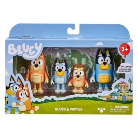 Bluey Figurki Rodzinka 4 szt. Bluey Figurki Rodzinka 4 szt.