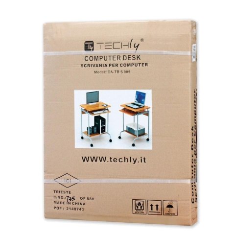 TECHLY BIURKO KOMPUTEROWE MAŁE 600X450 NA KÓŁKACH TECHLY BIURKO KOMPUTEROWE MAŁE 600X450 NA KÓŁKACH