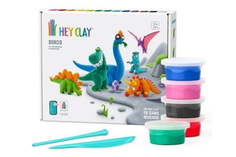 TMT HeyClay zest.Dinozaury 15pak HCL15016 07902 TMT HeyClay zest.Dinozaury 15pak HCL15016 07902
