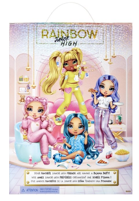 Rainbow High Junior High PJ Party Fashion Doll- Violet (Purple)