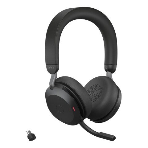 Zestaw słuchawkowy JABRA EVOLVE2 75 LINK380C UC/STEREO STAND BLACK Zestaw słuchawkowy JABRA EVOLVE2 75 LINK380C UC/STEREO STAND BLACK