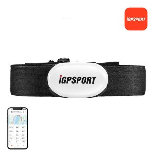 Pulsometr iGPSPORT HR40 na klatkę piersiową (biały)