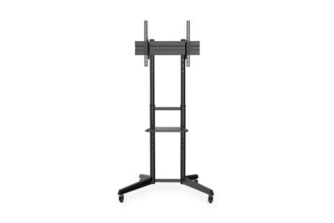 Stojak mobilny pojedynczy z półką, 1xLCD max. 70"max. 50kg Stojak mobilny pojedynczy z półką, 1xLCD max. 70"max. 50kg