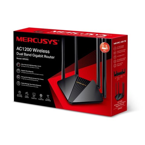 Router Mercusys MR30G AC1200 1WAN 2LAN Router Mercusys MR30G AC1200 1WAN 2LAN