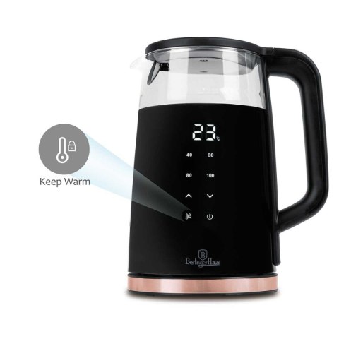 CZAJNIK ELEKTRYCZNY 1L BERLINGER HAUS BH-9478 BLACK ROSE
