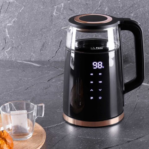CZAJNIK ELEKTRYCZNY 1L BERLINGER HAUS BH-9478 BLACK ROSE