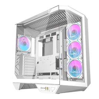 Obudowa komputerowa Darkflash DY470 (biała) + 4 wentylatory + uchwyt GPU