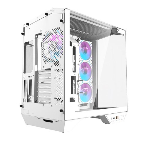 Obudowa komputerowa Darkflash DY470 (biała) + 4 wentylatory + uchwyt GPU
