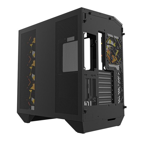 Obudowa komputerowa Darkflash DY470 (czarna) + 4 wentylatory + uchwyt GPU