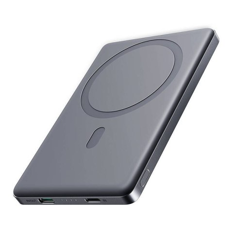 Powerbank magnetyczny Joyroom JR-PBM08 20W 5000mAh slim (szary)