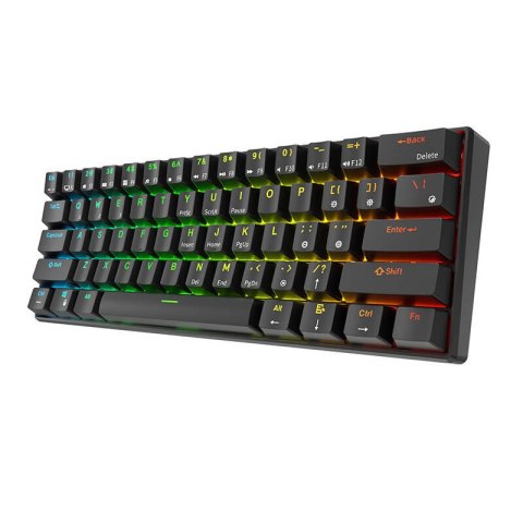 Klawiatura mechaniczna Royal Kludge RK61 RGB, brown switch (czarna) Klawiatura mechaniczna Royal Kludge RK61 RGB, brown switch (czarna)
