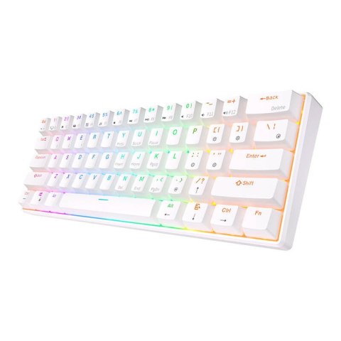 Klawiatura mechaniczna Royal Kludge RK61 RGB, red switch (biała) Klawiatura mechaniczna Royal Kludge RK61 RGB, red switch (biała)