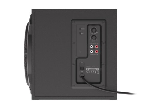 GENESIS Helium 610BT zestaw głośników 60 W PC/Laptop Czarny, Czerwony 2.1 kan. 2-drożny 30 W Bluetooth