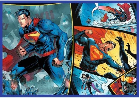 Puzzle 4x250 elementów Superman Odwaga Puzzle 4x250 elementów Superman Odwaga