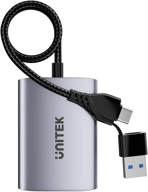 Adapter USB-A/USB-C | 2x HDMI - Unitek V1427A01 Adapter USB-A/USB-C | 2x HDMI - Unitek V1427A01
