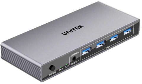 Unitek Przełącznik KVM 8K@60Hz USB 3.0 5Gbps DP Unitek Przełącznik KVM 8K@60Hz USB 3.0 5Gbps DP