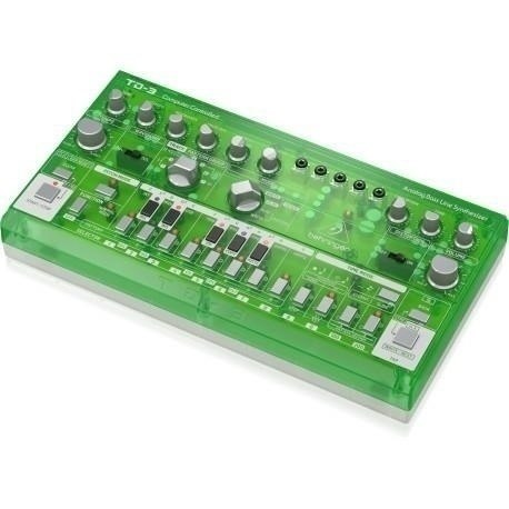 Behringer TD-3-LM Syntezator linii basowej zielony przeźroczysty Behringer TD-3-LM Syntezator linii basowej zielony przeźroczysty