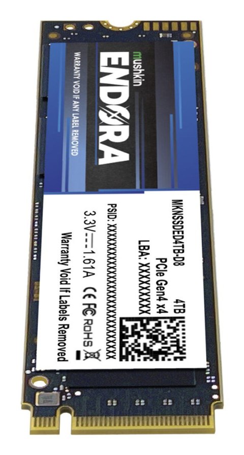 Dysk M.2 4TB Mushkin Endora NVMe PCIe4.0 x 4 Dysk M.2 4TB Mushkin Endora NVMe PCIe4.0 x 4