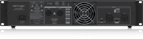 Behringer NX1000 wzmacniacz audio Przedstawienie/scena Czarny Behringer NX1000 wzmacniacz audio Przedstawienie/scena Czarny