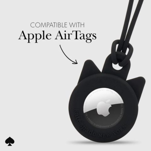 Kate Spade New York Holder - Etui ochronne brelok do Apple AirTag (Black Cat) Kate Spade New York Holder - Etui ochronne brelok do Apple AirTag (Black Cat)