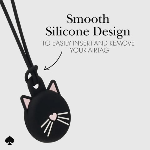 Kate Spade New York Holder - Etui ochronne brelok do Apple AirTag (Black Cat) Kate Spade New York Holder - Etui ochronne brelok do Apple AirTag (Black Cat)