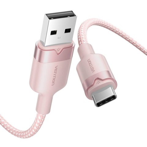 Kabel USB 2.0 A do USB-C 3A Vention CTNPH 2M (różowy) Kabel USB 2.0 A do USB-C 3A Vention CTNPH 2M (różowy)