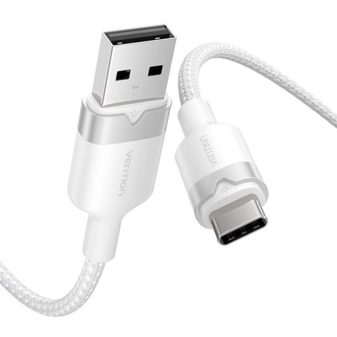 Kabel USB 2.0 A do USB-C 3A Vention CTNWH 2M (biały) Kabel USB 2.0 A do USB-C 3A Vention CTNWH 2M (biały)