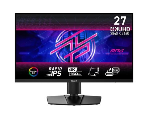 Monitor gamingowy MSI MPG 274URFDE QD 69cm (27") 4K UHD IPS 16:9 DP/HDMI/USB-C PD65W 160Hz 0,5ms (GtG) Monitor gamingowy MSI MPG 274URFDE QD 69cm (27") 4K UHD IPS 16:9 DP/HDMI/USB-C PD65W 160Hz 0,5ms (GtG)