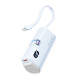 Powerbank Vention wyświetlacz LED 4800mAh 22.5W FHQL0 (niebieski)