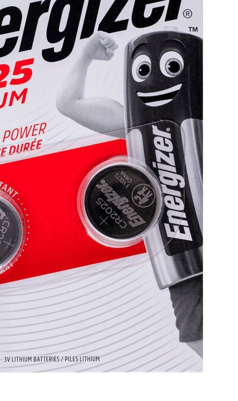 BATERIA ENERGIZER SPECJALISTYCZNA CR2025/2, 3V, ECO BATERIA ENERGIZER SPECJALISTYCZNA CR2025/2, 3V, ECO