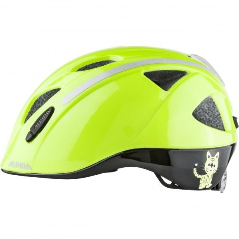 Kask rowerowy ALPINA XIMO FLASH jaskrawy żółty 49-54 Kask rowerowy ALPINA XIMO FLASH jaskrawy żółty 49-54