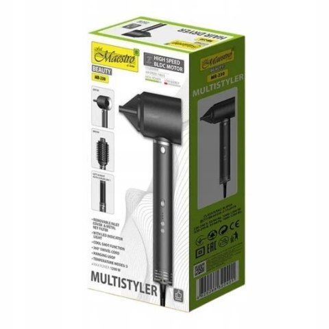 Multistyler / zestaw do pielęgnacji włosów 3w1 MAESTRO MR-230 Multistyler / zestaw do pielęgnacji włosów 3w1 MAESTRO MR-230