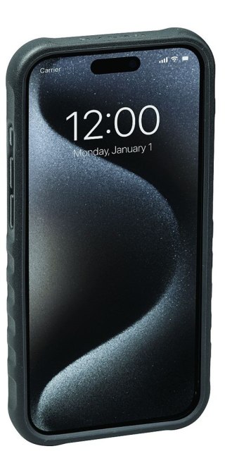 TOPEAK POKROWIEC RIDECASE FOR iPHONE 15 PRO BLACK/GRAY