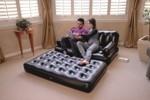 Bestway 75054 sofa nadmuchiwana Czarny Winyl