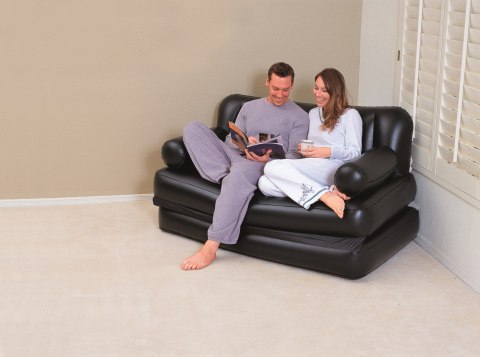 Bestway 75054 sofa nadmuchiwana Czarny Winyl