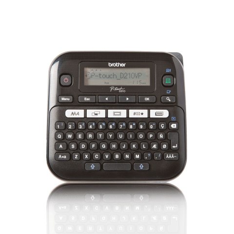 Brother PT-D210VP drukarka etykiet Termotransferowy 180 x 180 DPI 20 mm/s QWERTY Brother PT-D210VP drukarka etykiet Termotransferowy 180 x 180 DPI 20 mm/s QWERTY