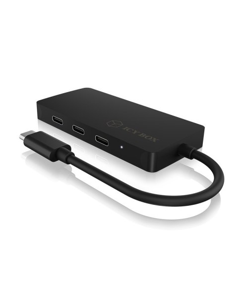 ICY BOX IB-HUB1429-CPD USB 3.2 Gen 2 (3.1 Gen 2) Type-C 10000 Mbit/s Czarny ICY BOX IB-HUB1429-CPD USB 3.2 Gen 2 (3.1 Gen 2) Type-C 10000 Mbit/s Czarny
