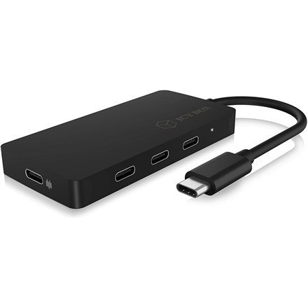 ICY BOX IB-HUB1429-CPD USB 3.2 Gen 2 (3.1 Gen 2) Type-C 10000 Mbit/s Czarny ICY BOX IB-HUB1429-CPD USB 3.2 Gen 2 (3.1 Gen 2) Type-C 10000 Mbit/s Czarny