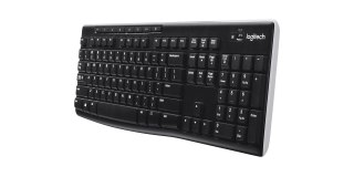 Logitech Wireless Keyboard K270 klawiatura RF Wireless QWERTZ Niemiecki Czarny