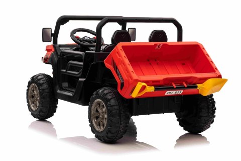 Auto Pick-Up Speed 900 dla dzieci Czerwony + Napęd 4x4 + Ruchomy kiper + Bagażnik + Pilot + Łopatka + Audio LED