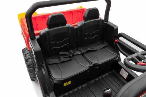 Auto Pick-Up Speed 900 dla dzieci Czerwony + Napęd 4x4 + Ruchomy kiper + Bagażnik + Pilot + Łopatka + Audio LED