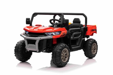 Auto Pick-Up Speed 900 dla dzieci Czerwony + Napęd 4x4 + Ruchomy kiper + Bagażnik + Pilot + Łopatka + Audio LED